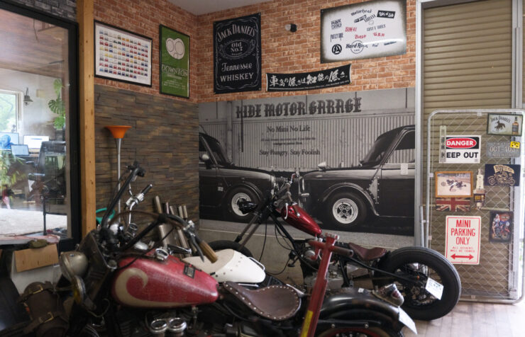 ガレージの内装施工