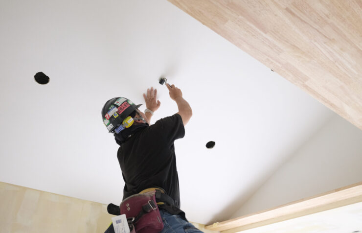 天井クロスの張替え